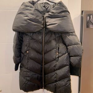 Bebe Poof Collar Puffer Jacket